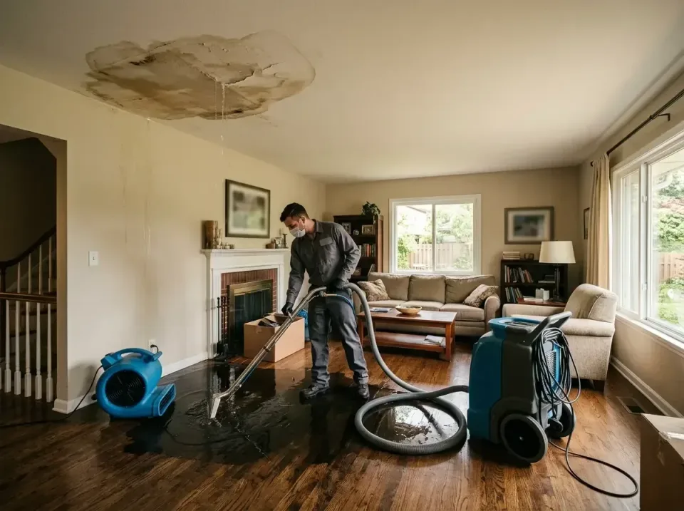 attic-pipe-burst-ceiling-drip-008 — frequently asked questions, Water Damage Restoration & Carpet Care in Newport, VT